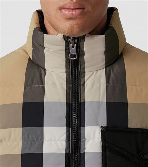 burberry mens gilet|burberry men's wool overcoat.